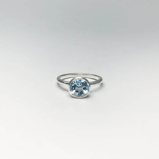 Blue Topaz Ring-Rocks and Gems Canada