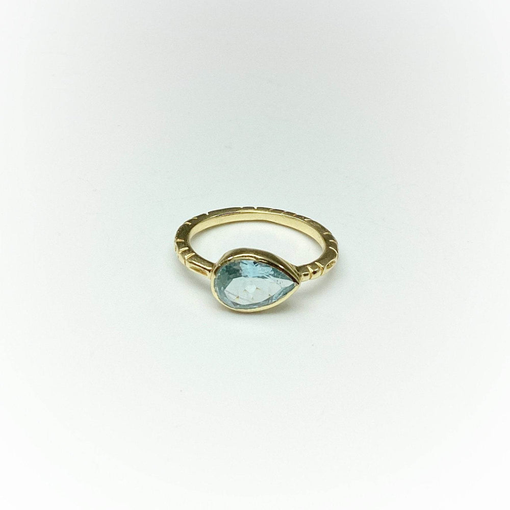 Blue Topaz Ring-Rocks and Gems Canada