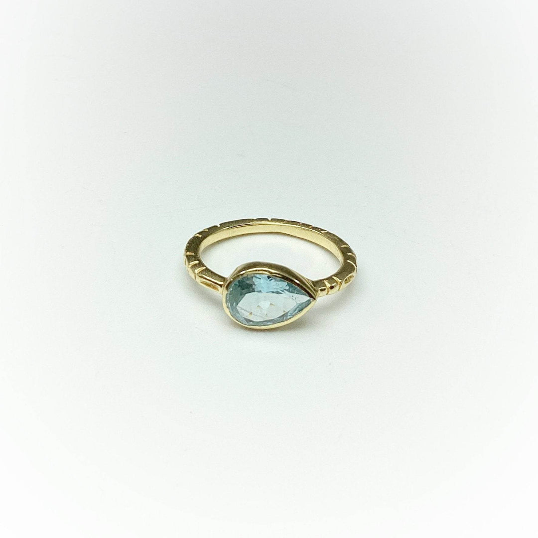 Blue Topaz Ring-Rocks and Gems Canada