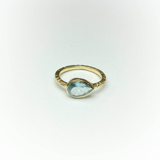 Blue Topaz Ring-Rocks and Gems Canada