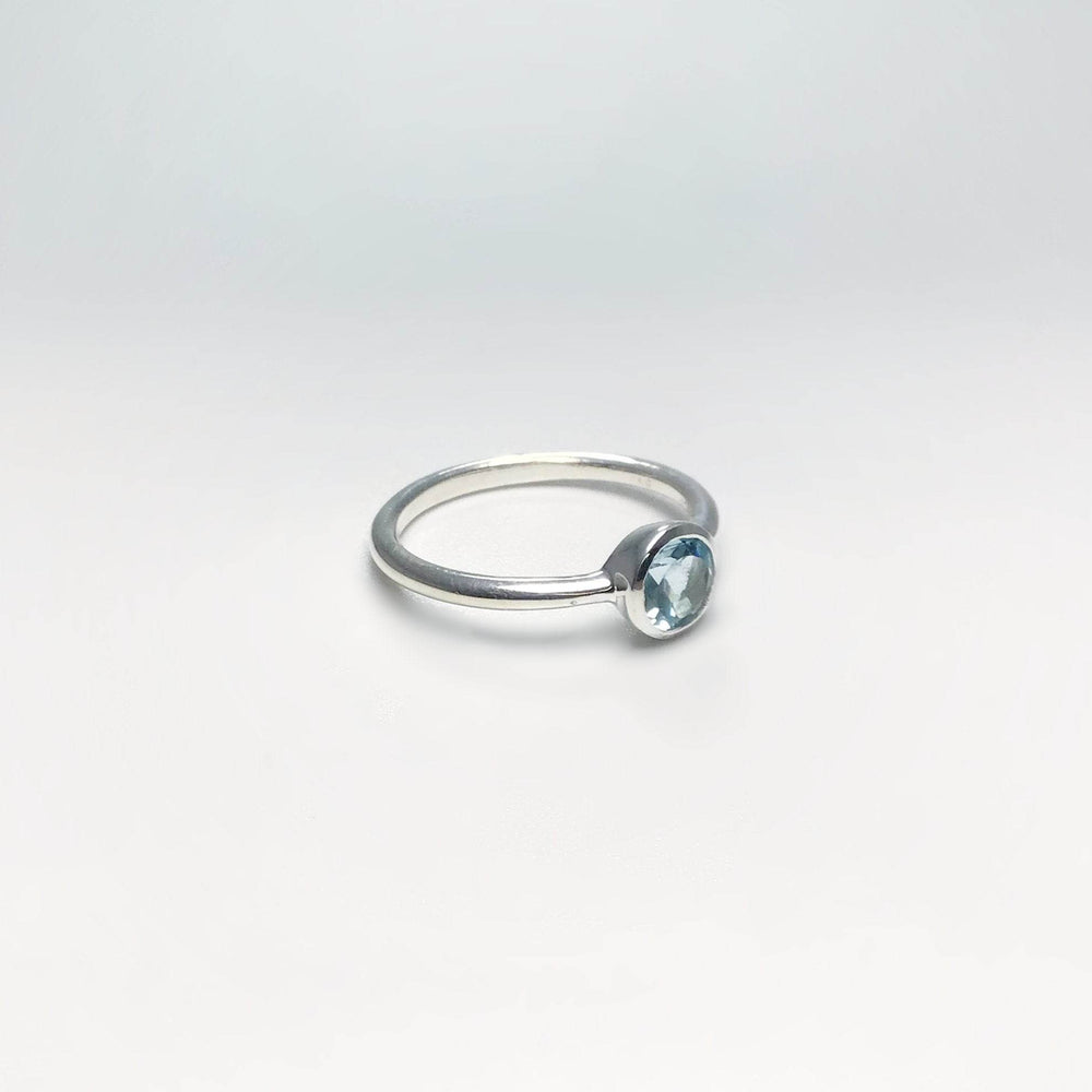 Blue Topaz Ring-Rocks and Gems Canada