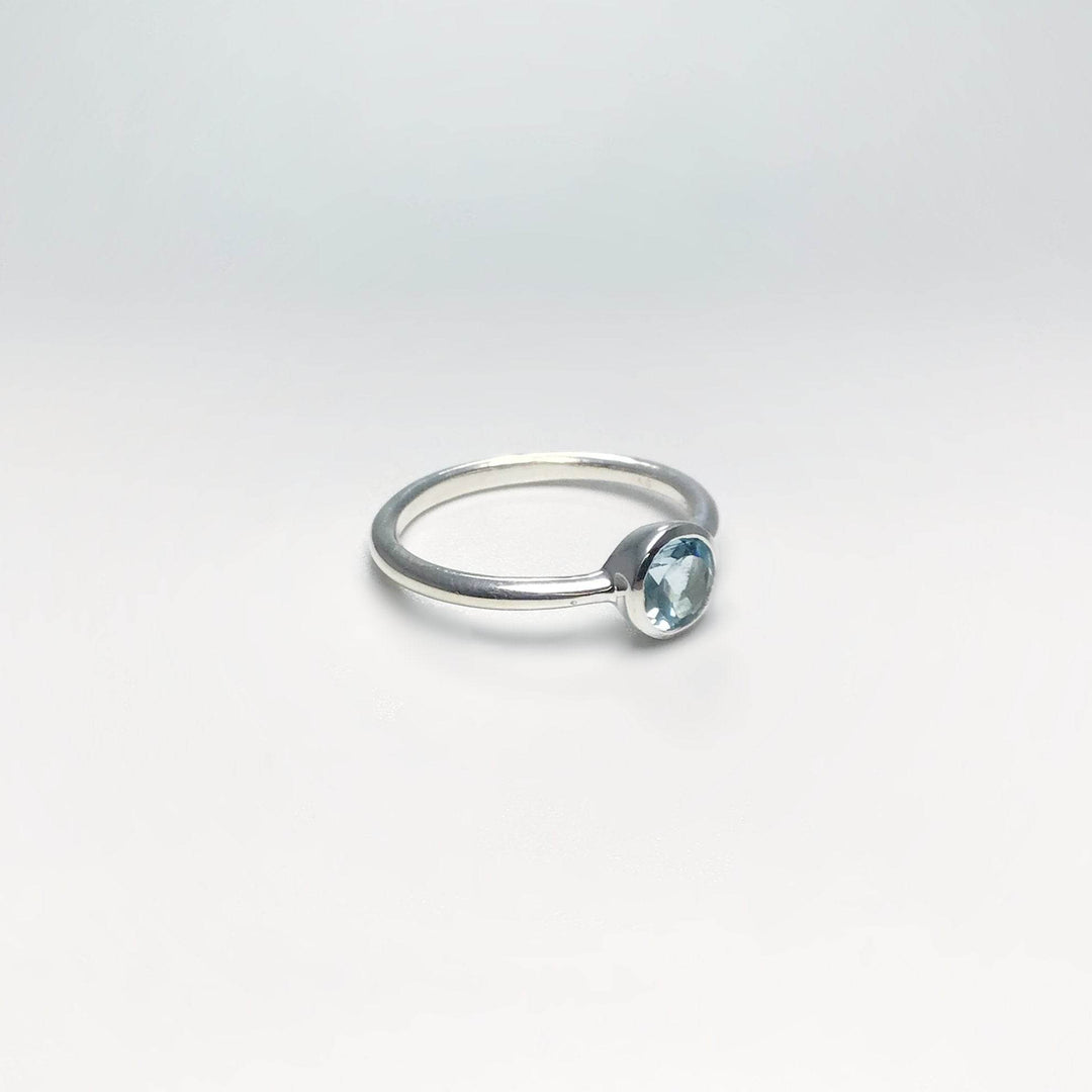 Blue Topaz Ring-Rocks and Gems Canada