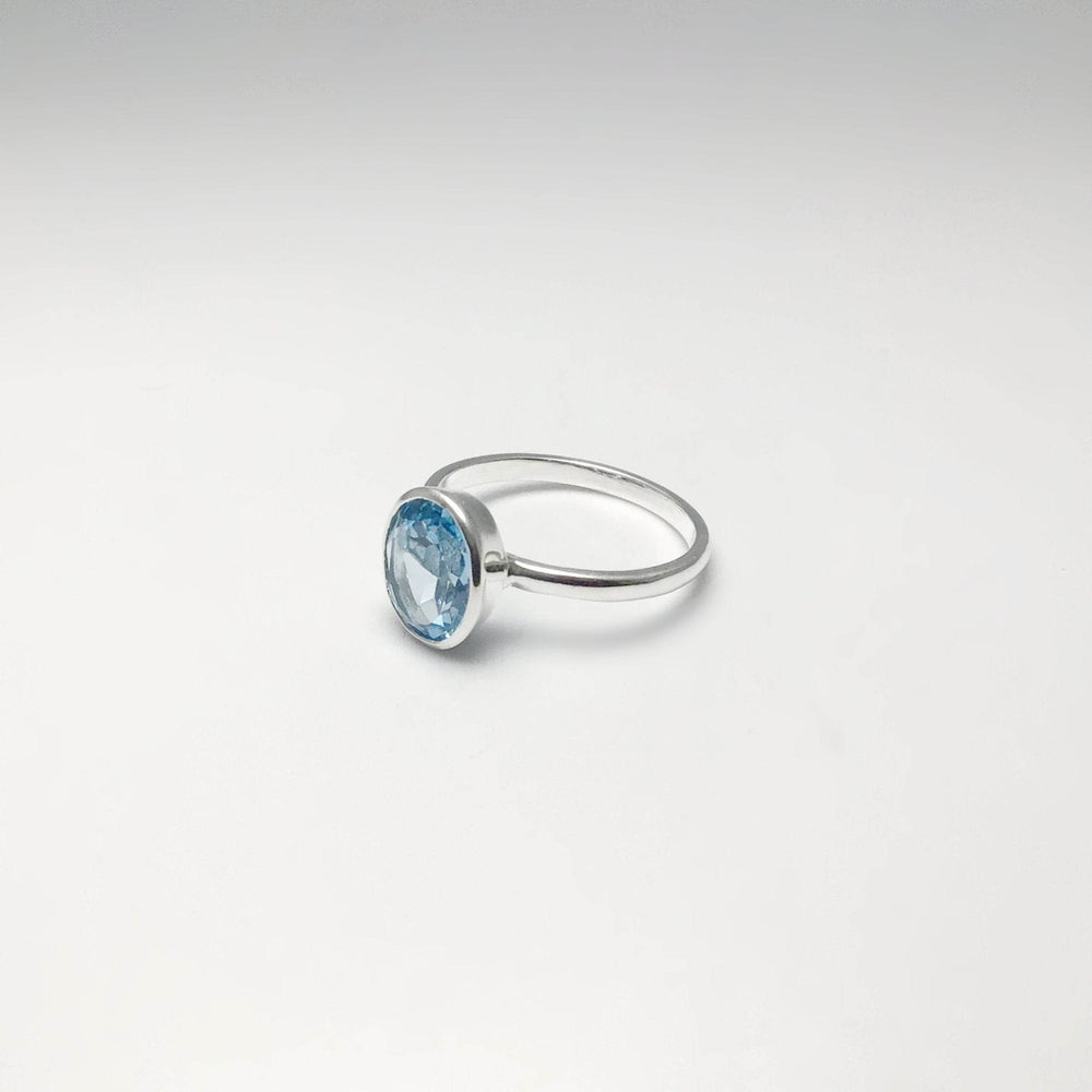 Blue Topaz Ring-Rocks and Gems Canada