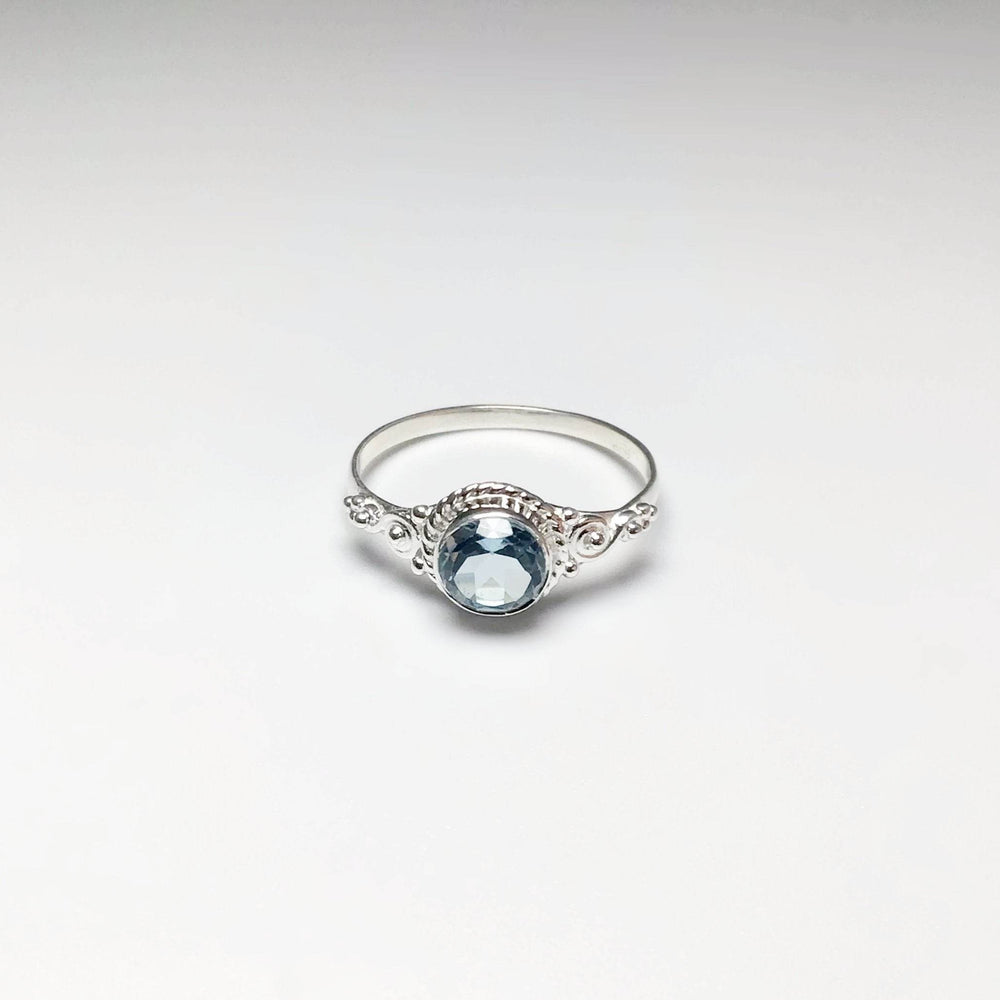 Blue Topaz Ring-Rocks and Gems Canada