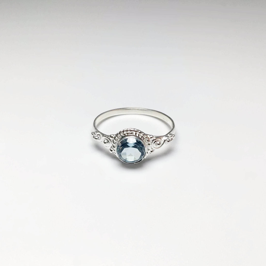 Blue Topaz Ring-Rocks and Gems Canada