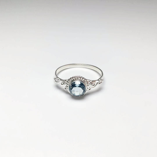 Blue Topaz Ring-Rocks and Gems Canada