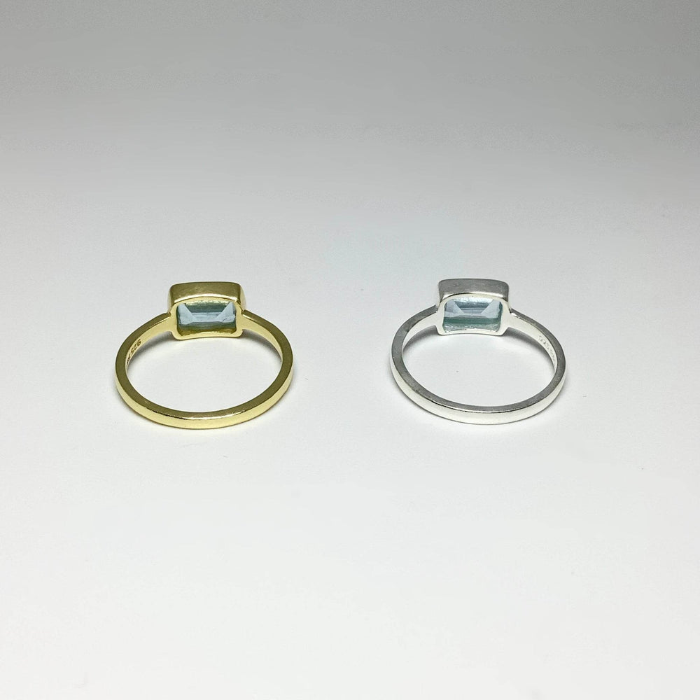 Blue Topaz Ring-Rocks and Gems Canada