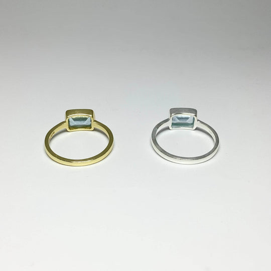 Blue Topaz Ring-Rocks and Gems Canada