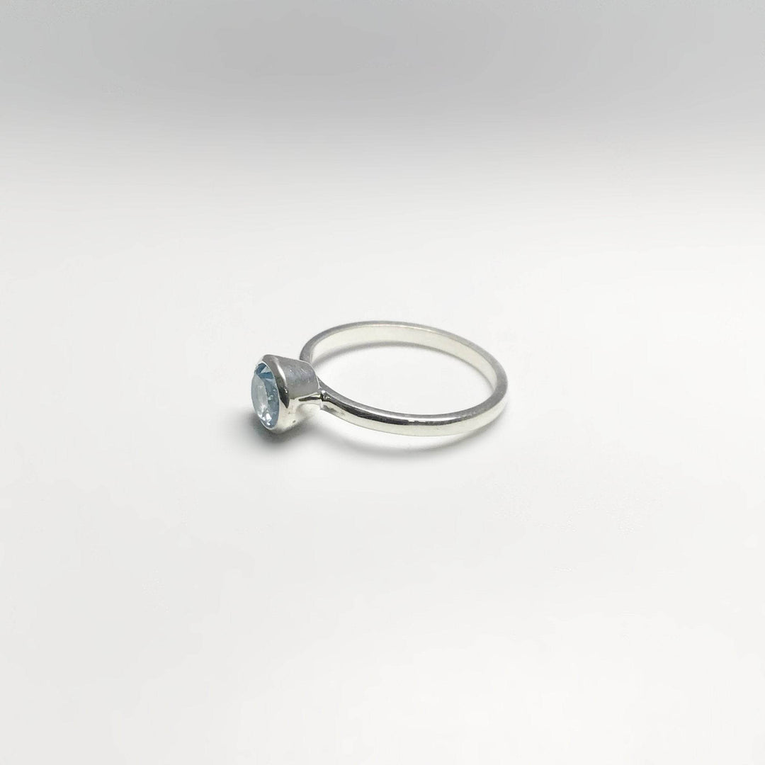 Blue Topaz Ring-Rocks and Gems Canada