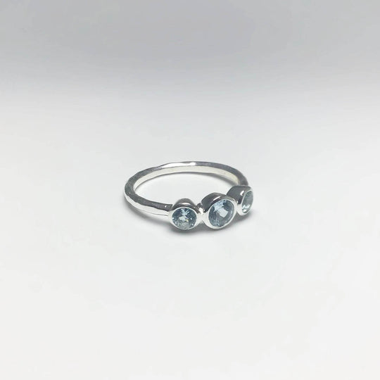Blue Topaz Ring-Rocks and Gems Canada