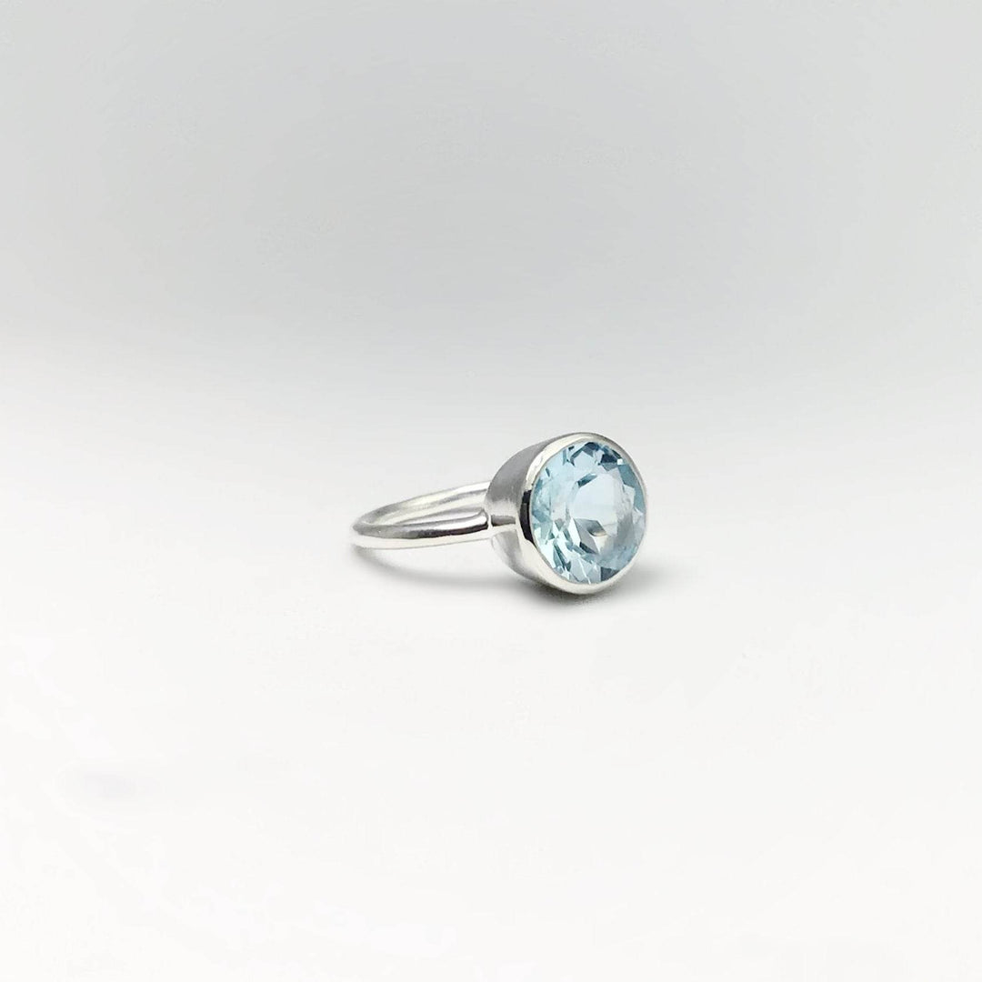 Blue Topaz Ring-Rocks and Gems Canada