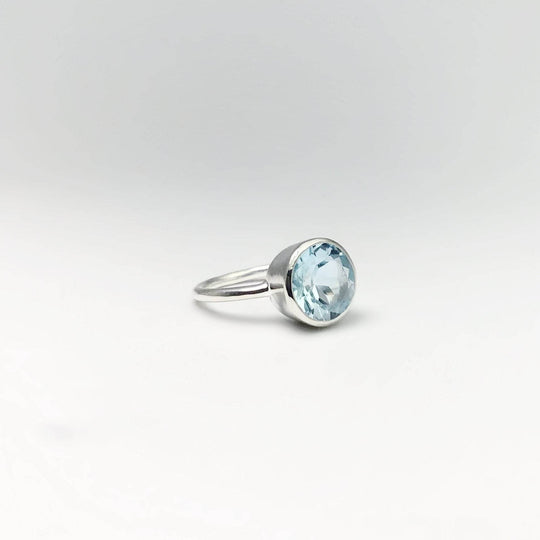 Blue Topaz Ring-Rocks and Gems Canada