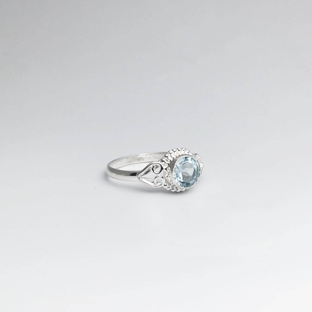 Blue Topaz Ring-Rocks and Gems Canada