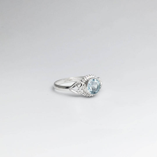 Blue Topaz Ring-Rocks and Gems Canada