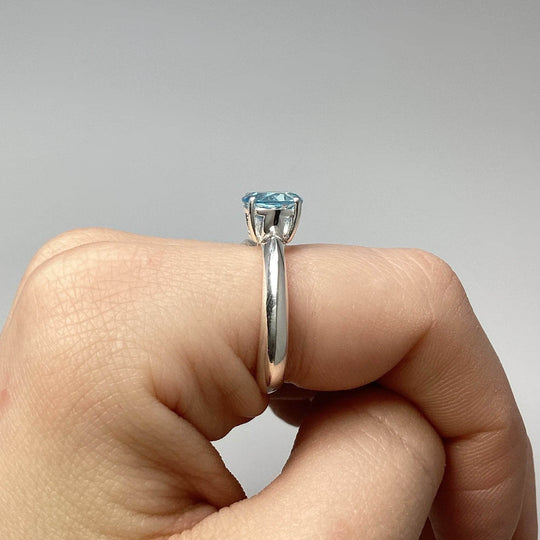 Blue Topaz Ring-Rocks and Gems Canada