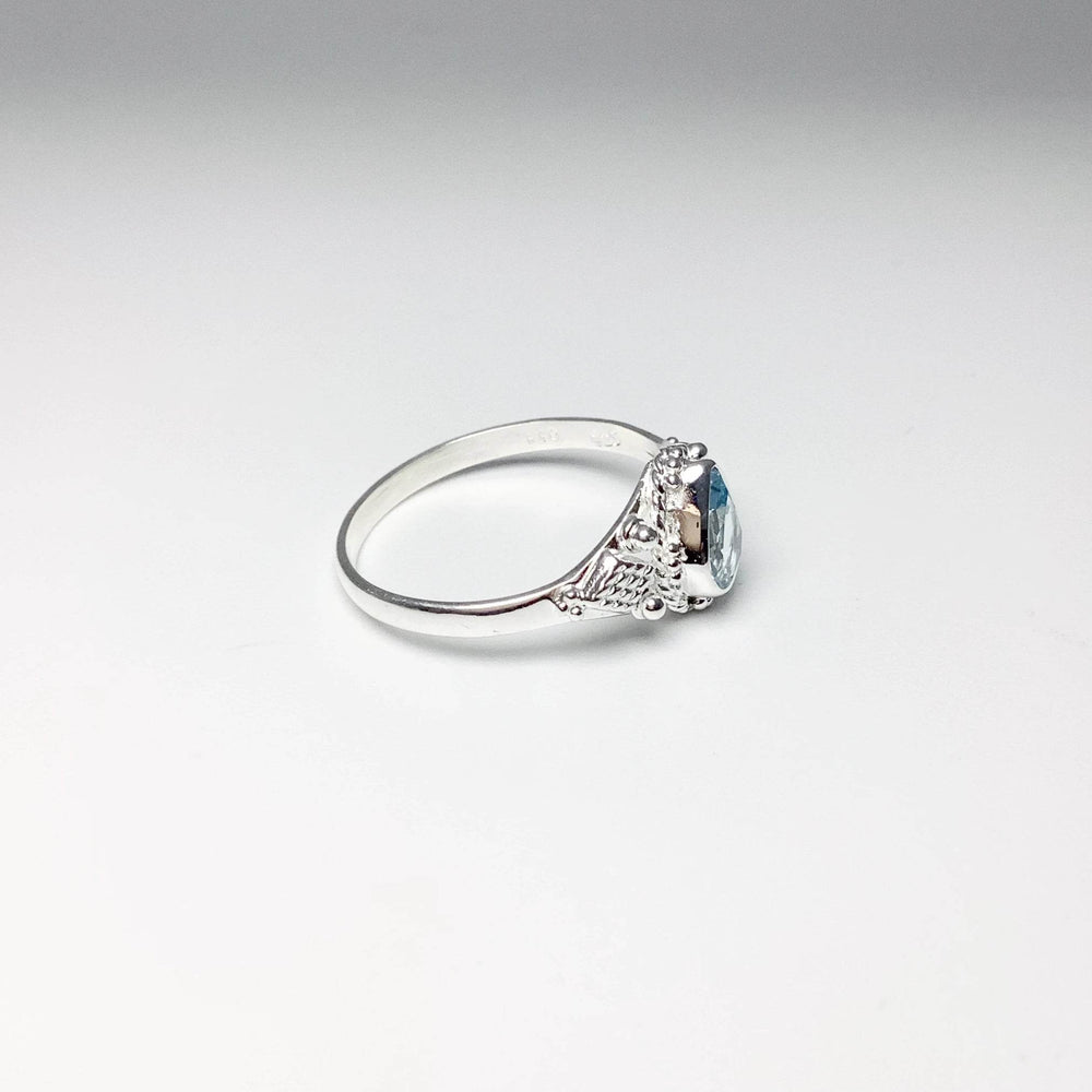 Blue Topaz Ring-Rocks and Gems Canada