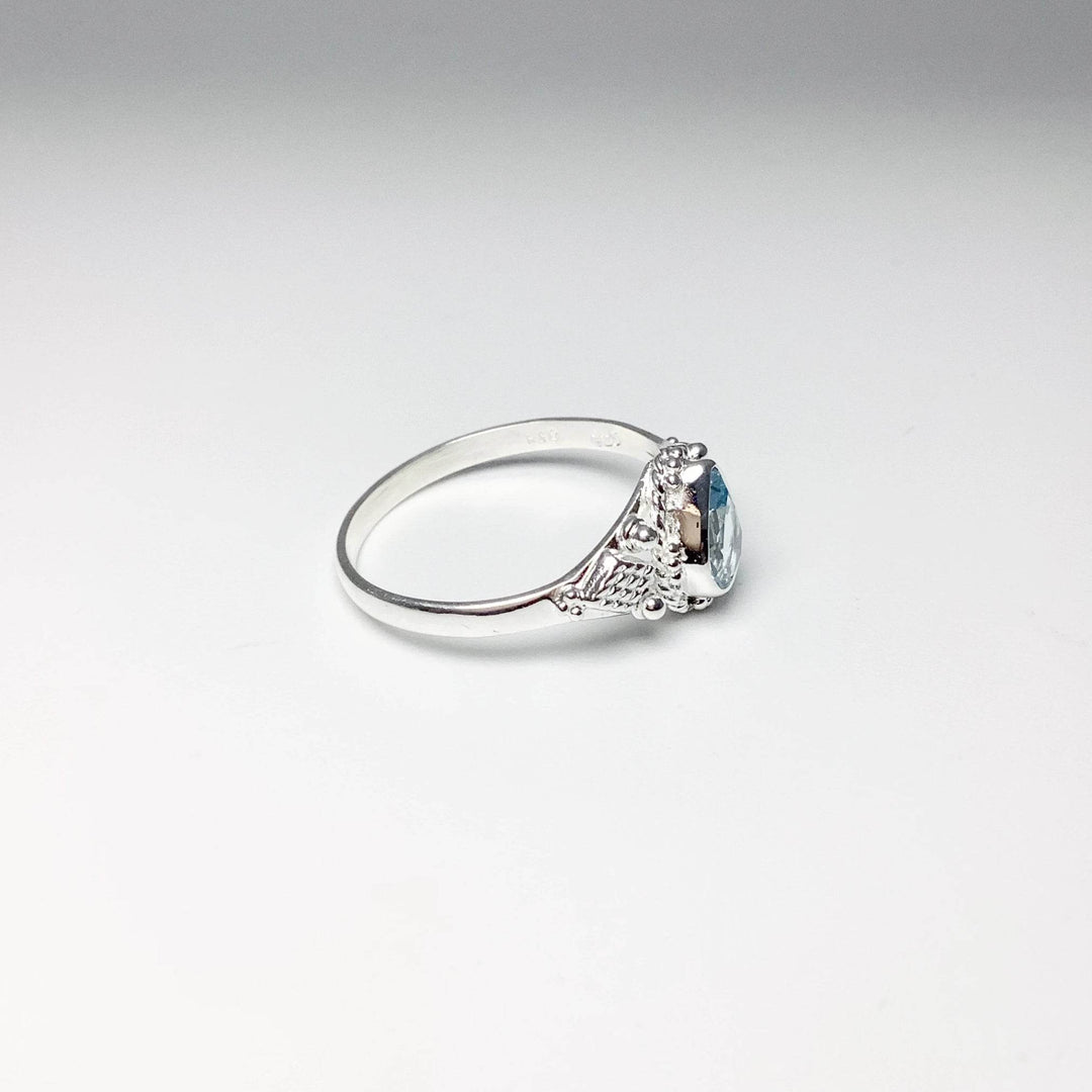 Blue Topaz Ring-Rocks and Gems Canada