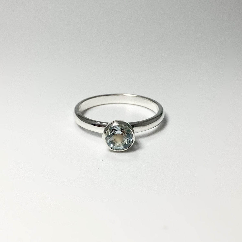 Blue Topaz Ring-Rocks and Gems Canada