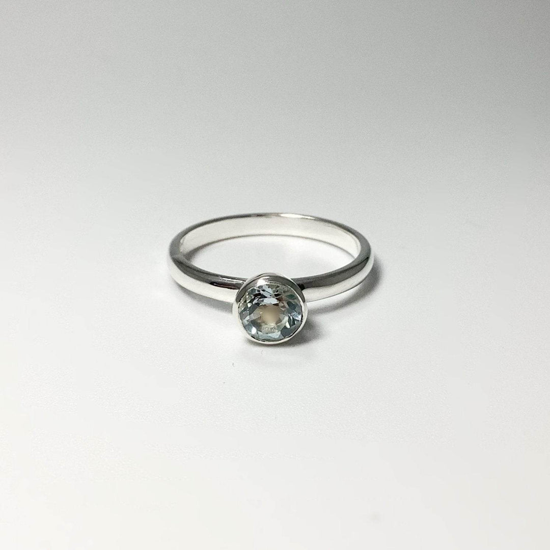 Blue Topaz Ring-Rocks and Gems Canada