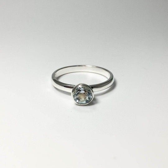 Blue Topaz Ring-Rocks and Gems Canada