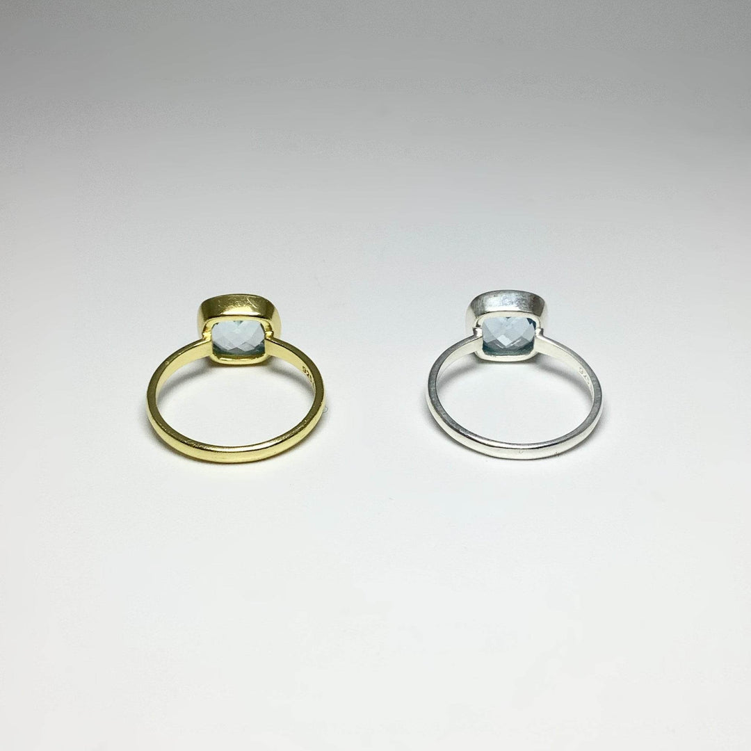 Blue Topaz Ring-Rocks and Gems Canada