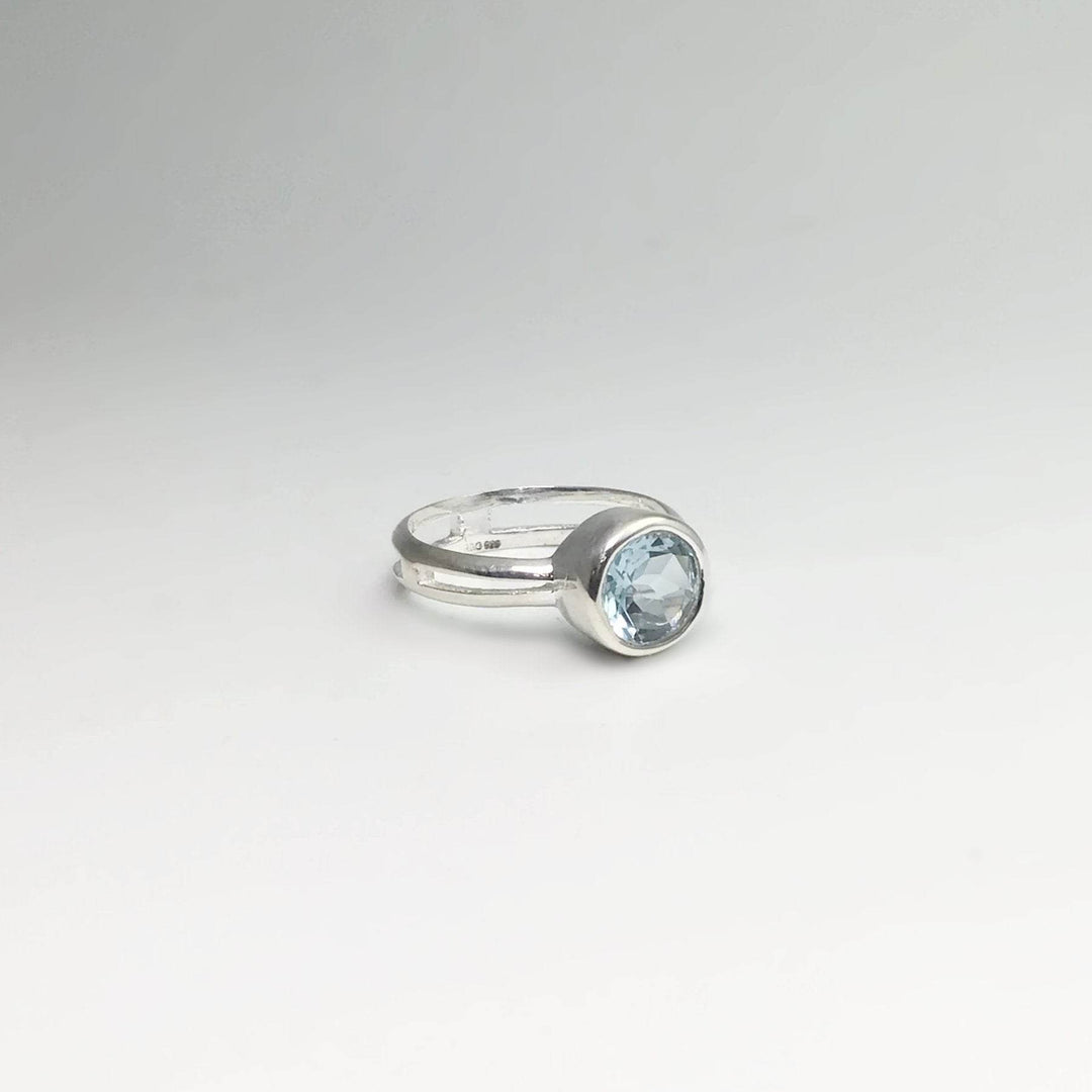 Blue Topaz Ring-Rocks and Gems Canada