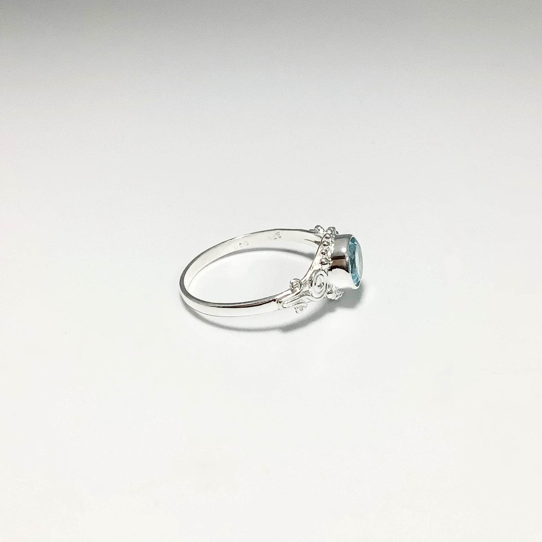 Blue Topaz Ring-Rocks and Gems Canada