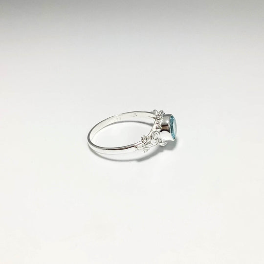 Blue Topaz Ring-Rocks and Gems Canada