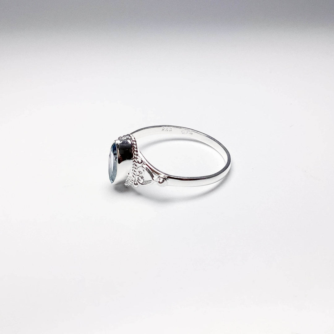 Blue Topaz Ring-Rocks and Gems Canada