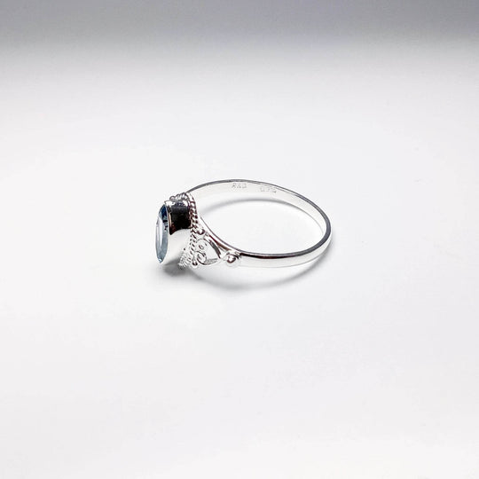 Blue Topaz Ring-Rocks and Gems Canada