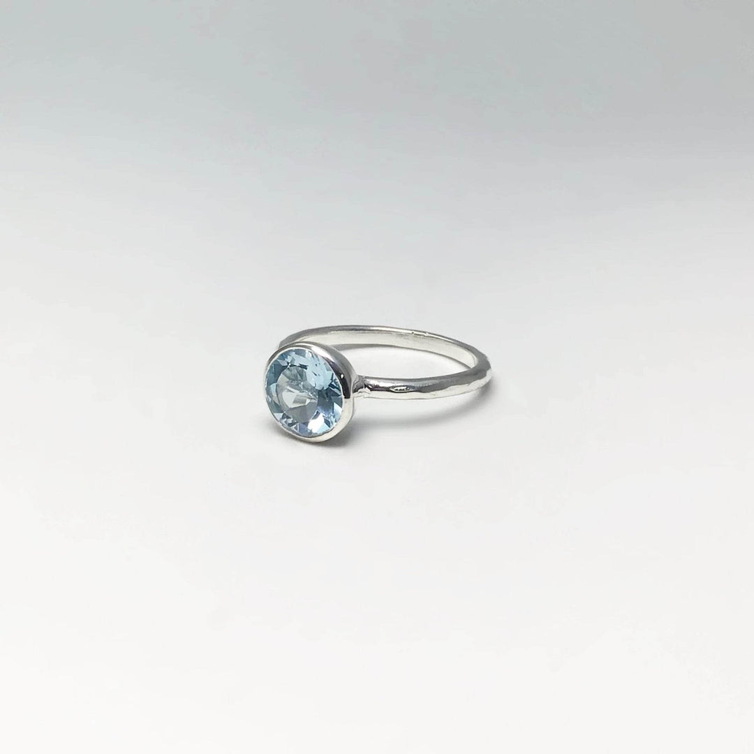 Blue Topaz Ring-Rocks and Gems Canada