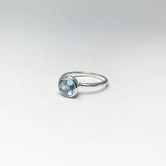 Blue Topaz Ring-Rocks and Gems Canada