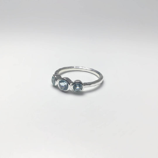 Blue Topaz Ring-Rocks and Gems Canada