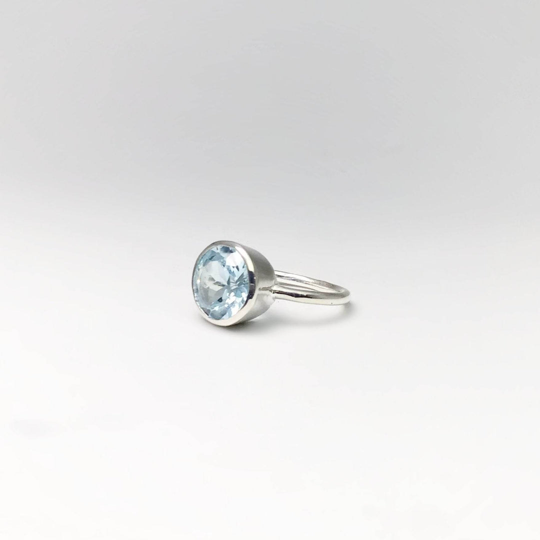 Blue Topaz Ring-Rocks and Gems Canada