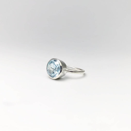 Blue Topaz Ring-Rocks and Gems Canada