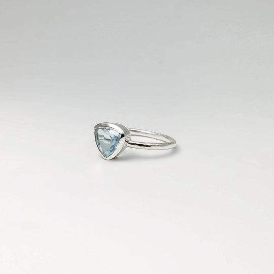 Blue Topaz Ring-Rocks and Gems Canada