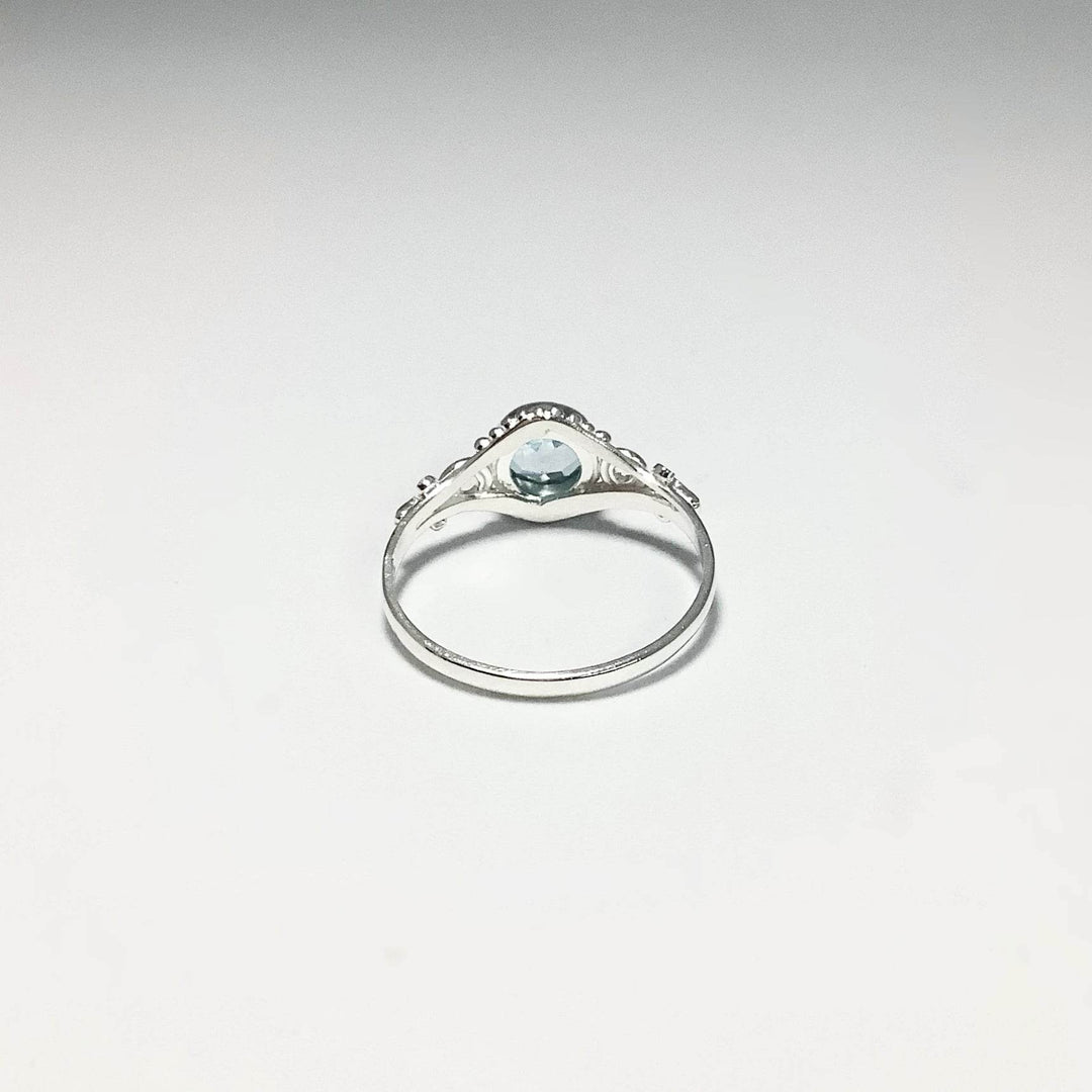 Blue Topaz Ring-Rocks and Gems Canada