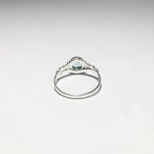 Blue Topaz Ring-Rocks and Gems Canada