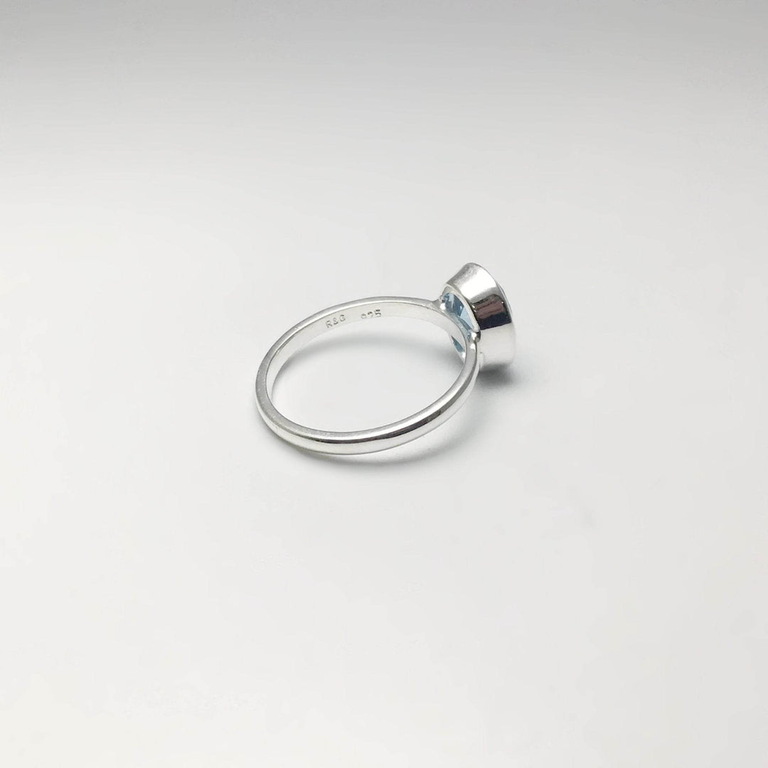 Blue Topaz Ring-Rocks and Gems Canada