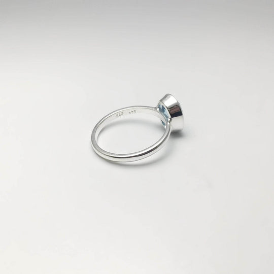 Blue Topaz Ring-Rocks and Gems Canada