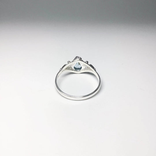 Blue Topaz Ring-Rocks and Gems Canada
