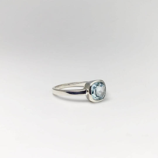 Blue Topaz Ring-Rocks and Gems Canada