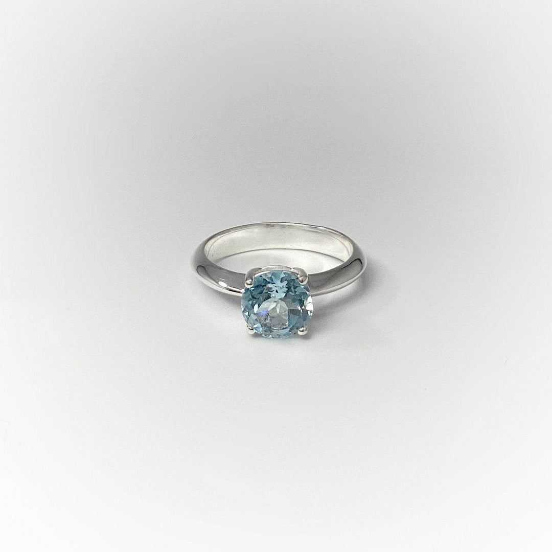 Blue Topaz Ring-Rocks and Gems Canada