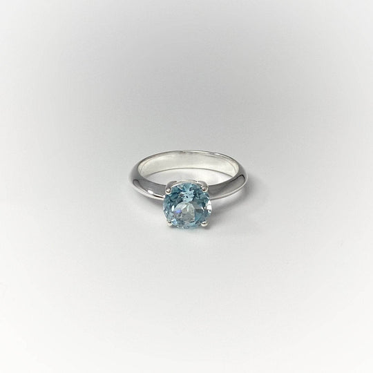 Blue Topaz Ring-Rocks and Gems Canada