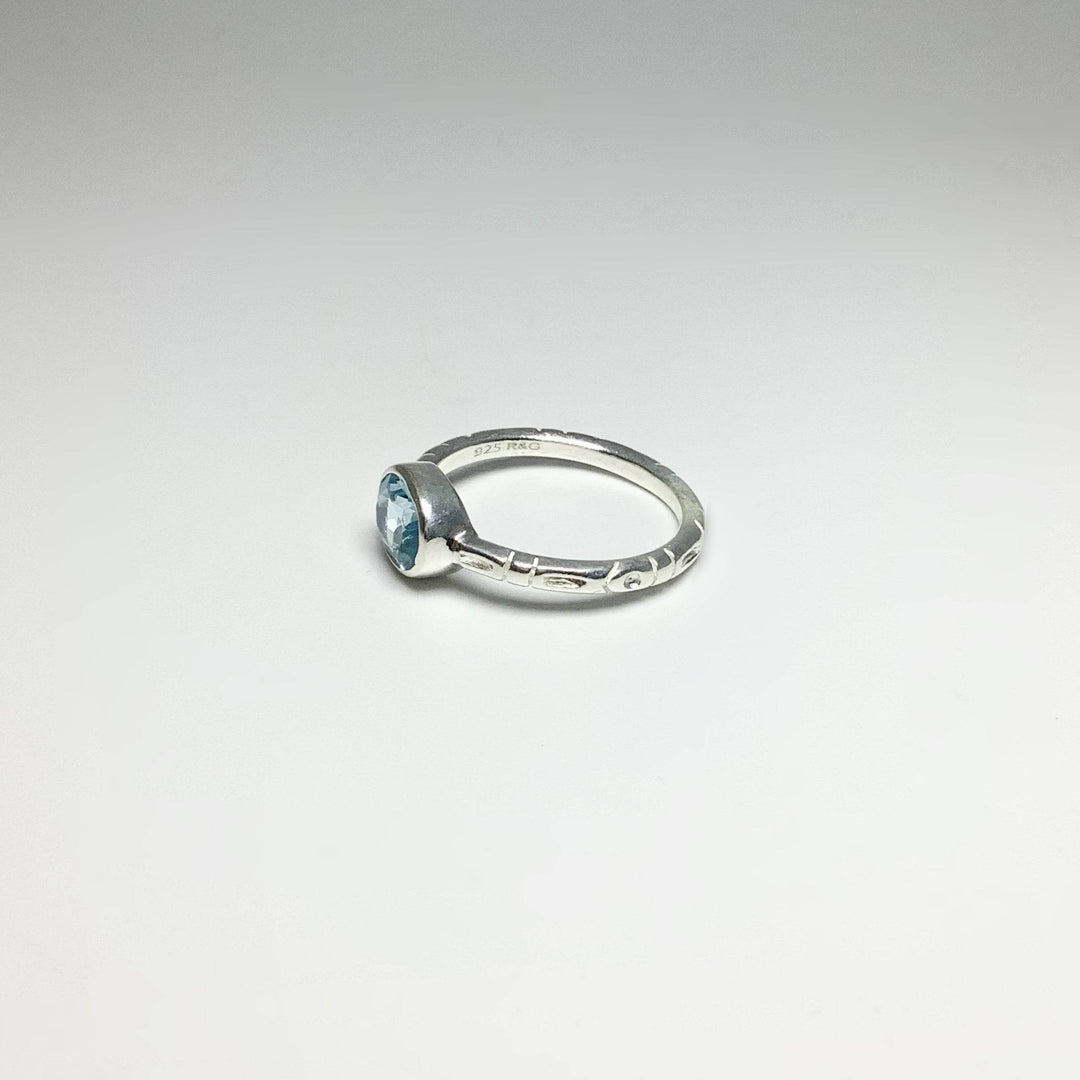 Blue Topaz Ring-Rocks and Gems Canada