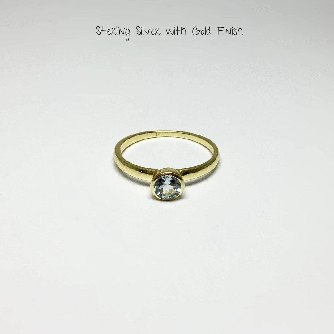 Blue Topaz Ring-Rocks and Gems Canada