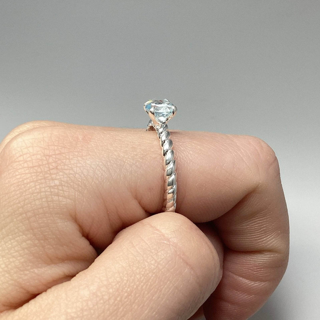 Blue Topaz Ring-Rocks and Gems Canada
