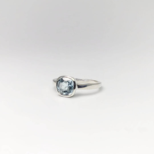 Blue Topaz Ring-Rocks and Gems Canada