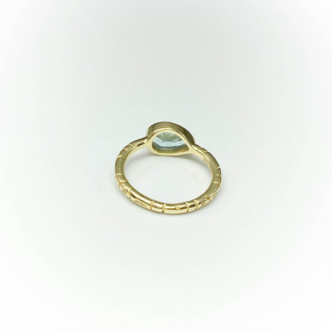 Blue Topaz Ring-Rocks and Gems Canada