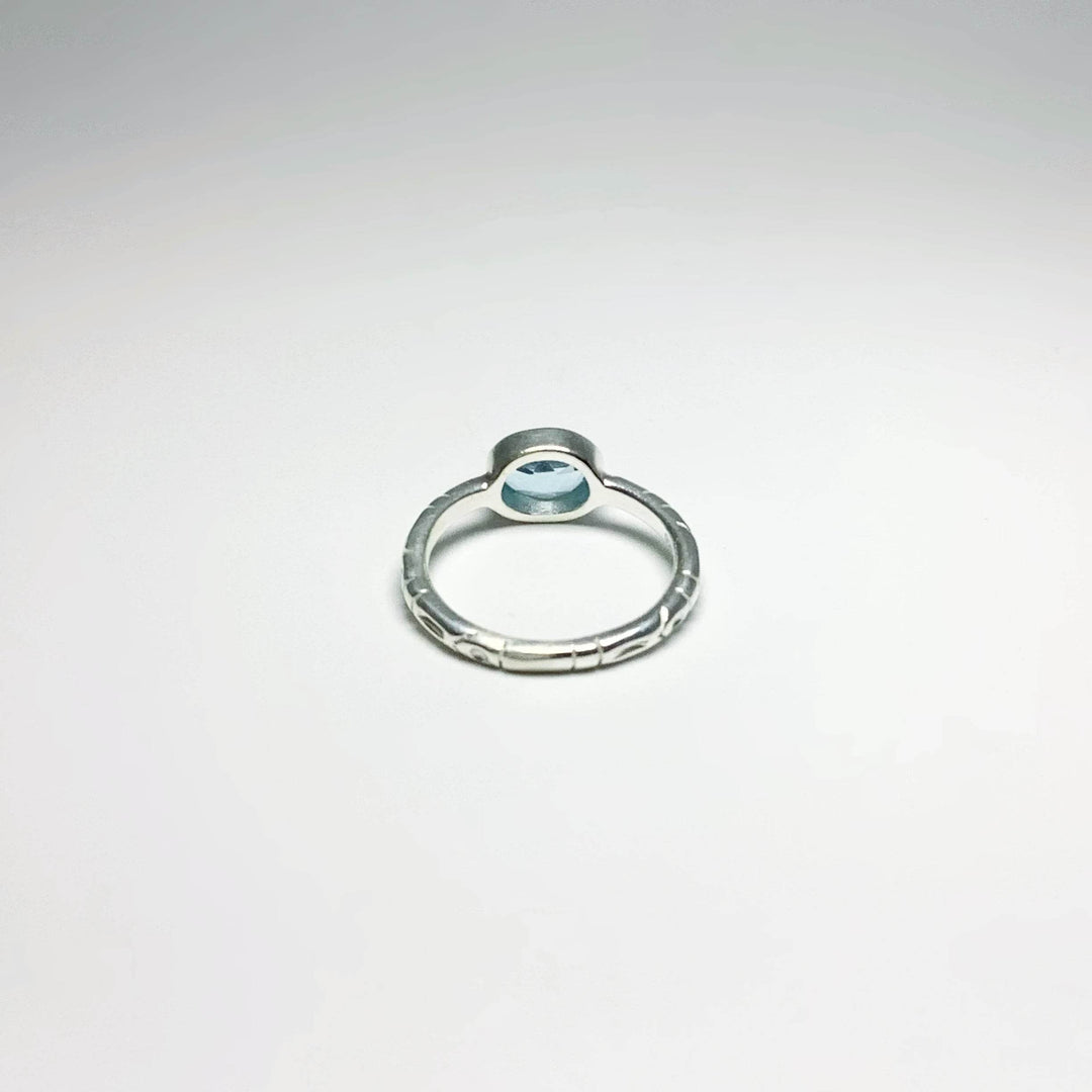 Blue Topaz Ring-Rocks and Gems Canada